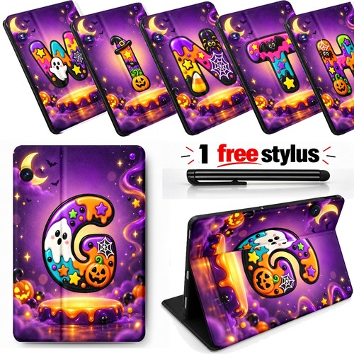 Halloween alphabet leather - halloween,