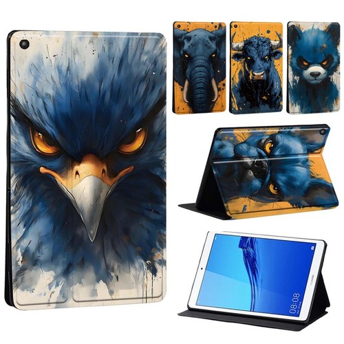 Print leather tablet - leather,