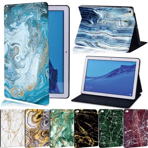 Marble leather tablet stand - marble,