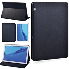 Black Leather Stand Cover Case