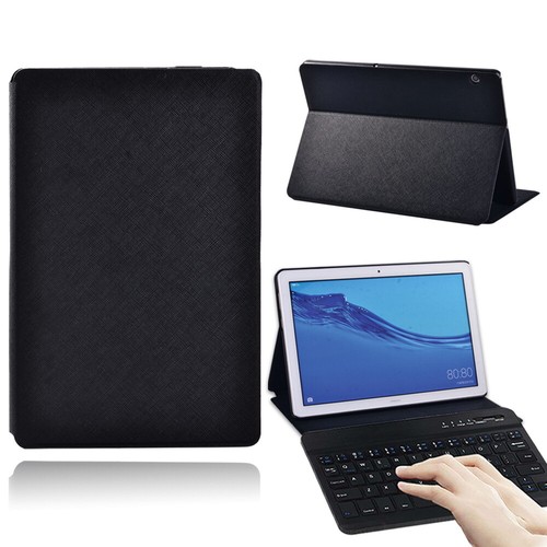 Black leather tablet stand - pu,